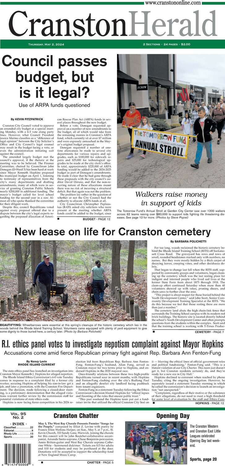 Cranston Herald May E Edition Cranston Herald